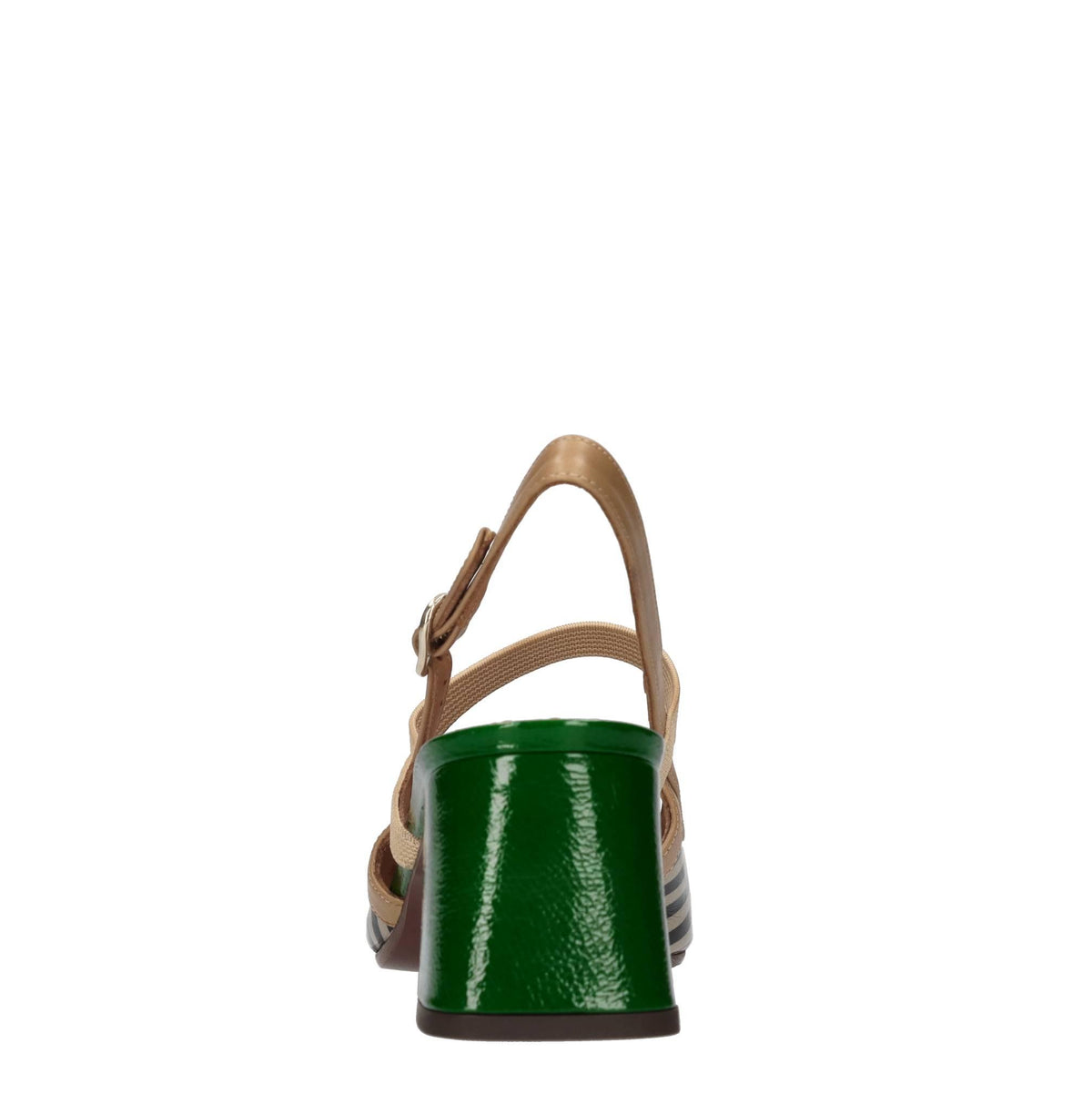 Décolléte slingback in pelle 