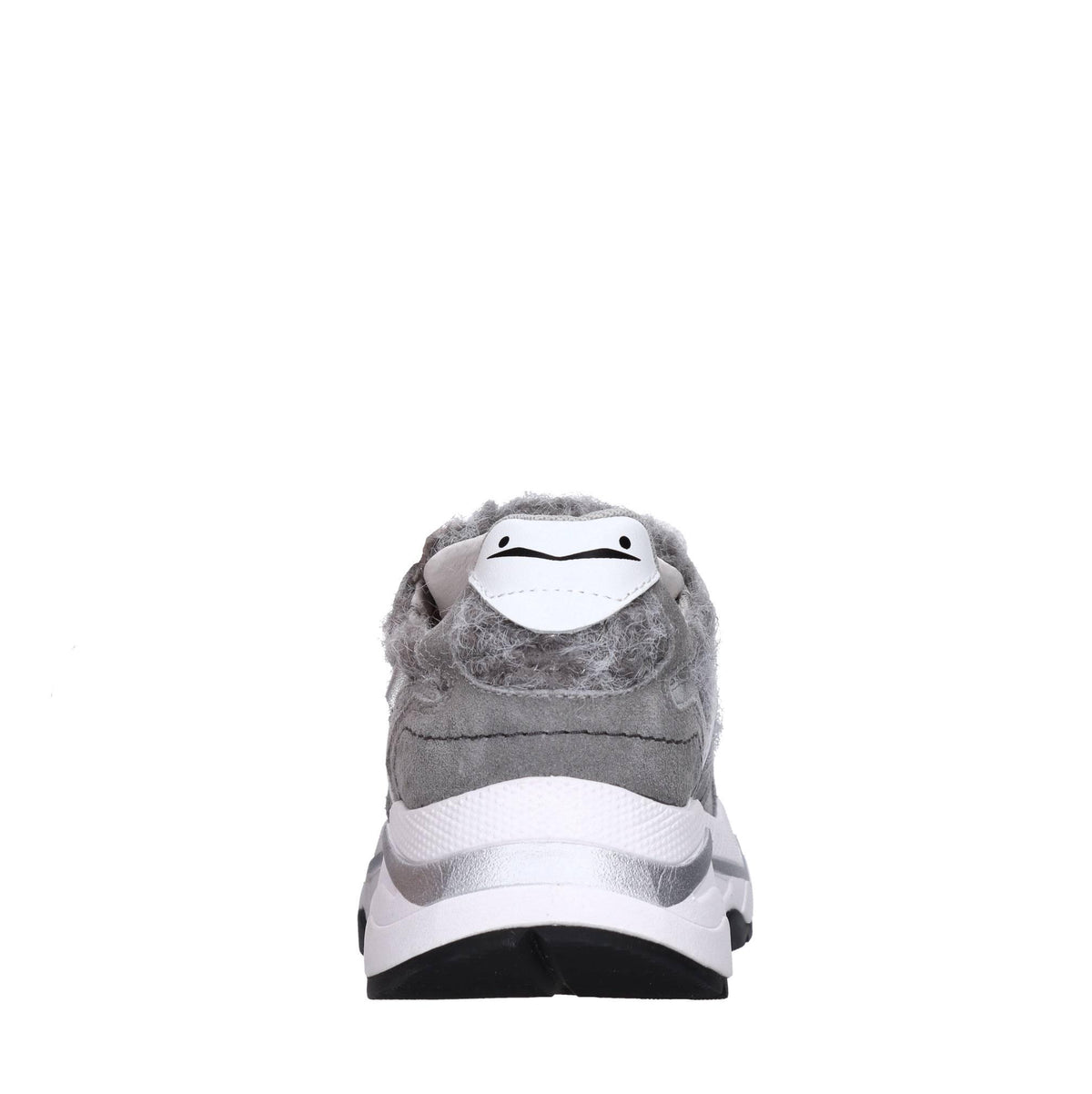 Sneakers in camoscio pelle e tessuto 