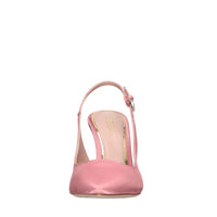 Décolleté slingback Paris in raso e strass 