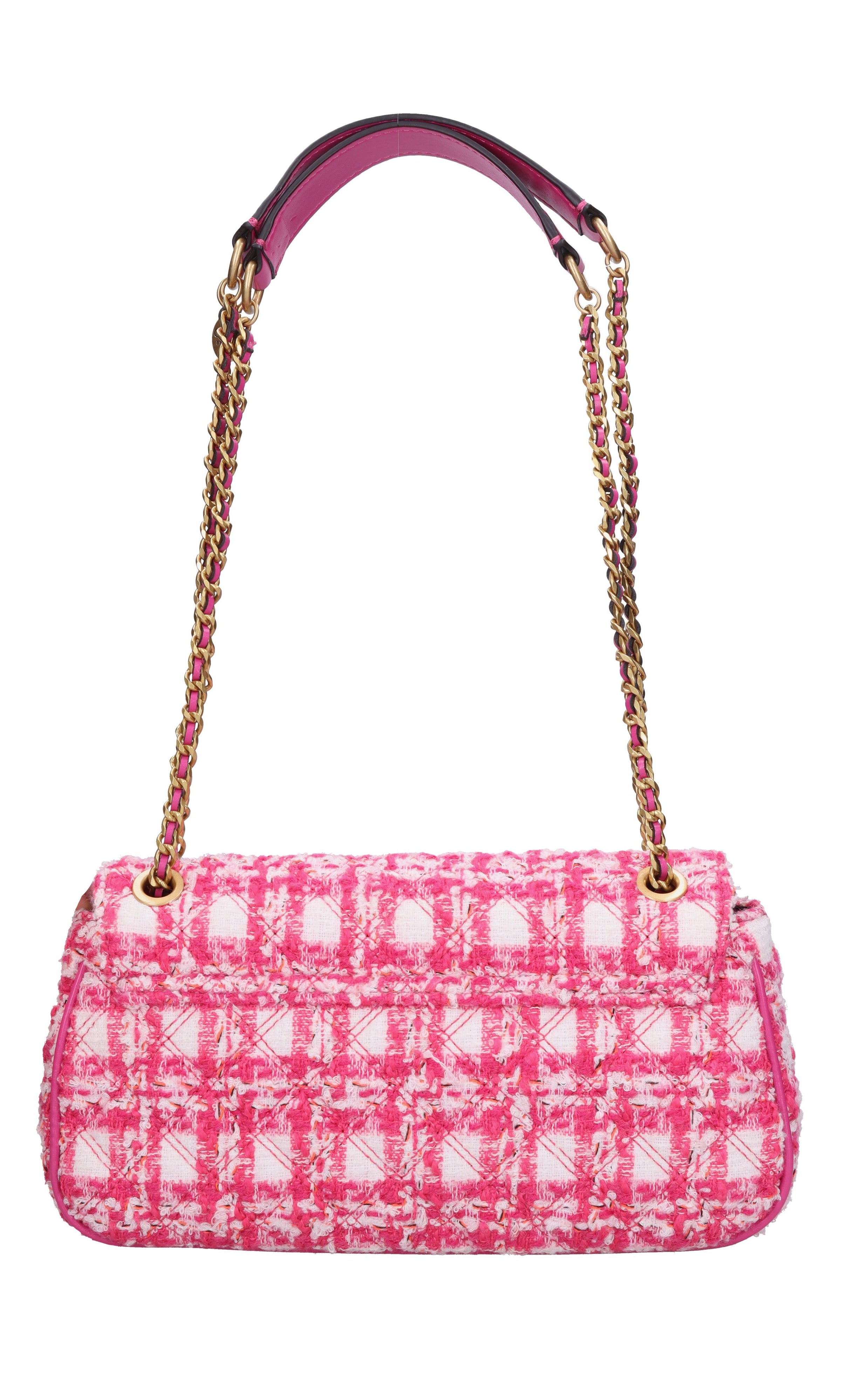 Borsa in tessuto ed ecopelle 