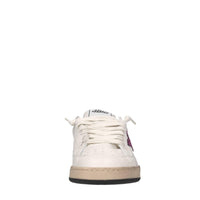 Sneakers in pelle e glitter 