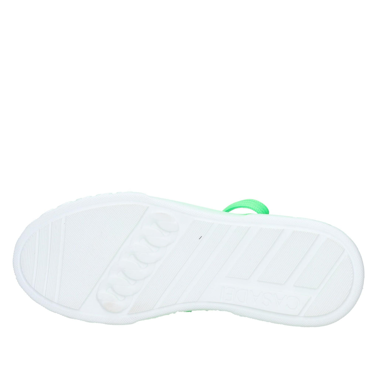 Sneakers in pelle e tessuto 