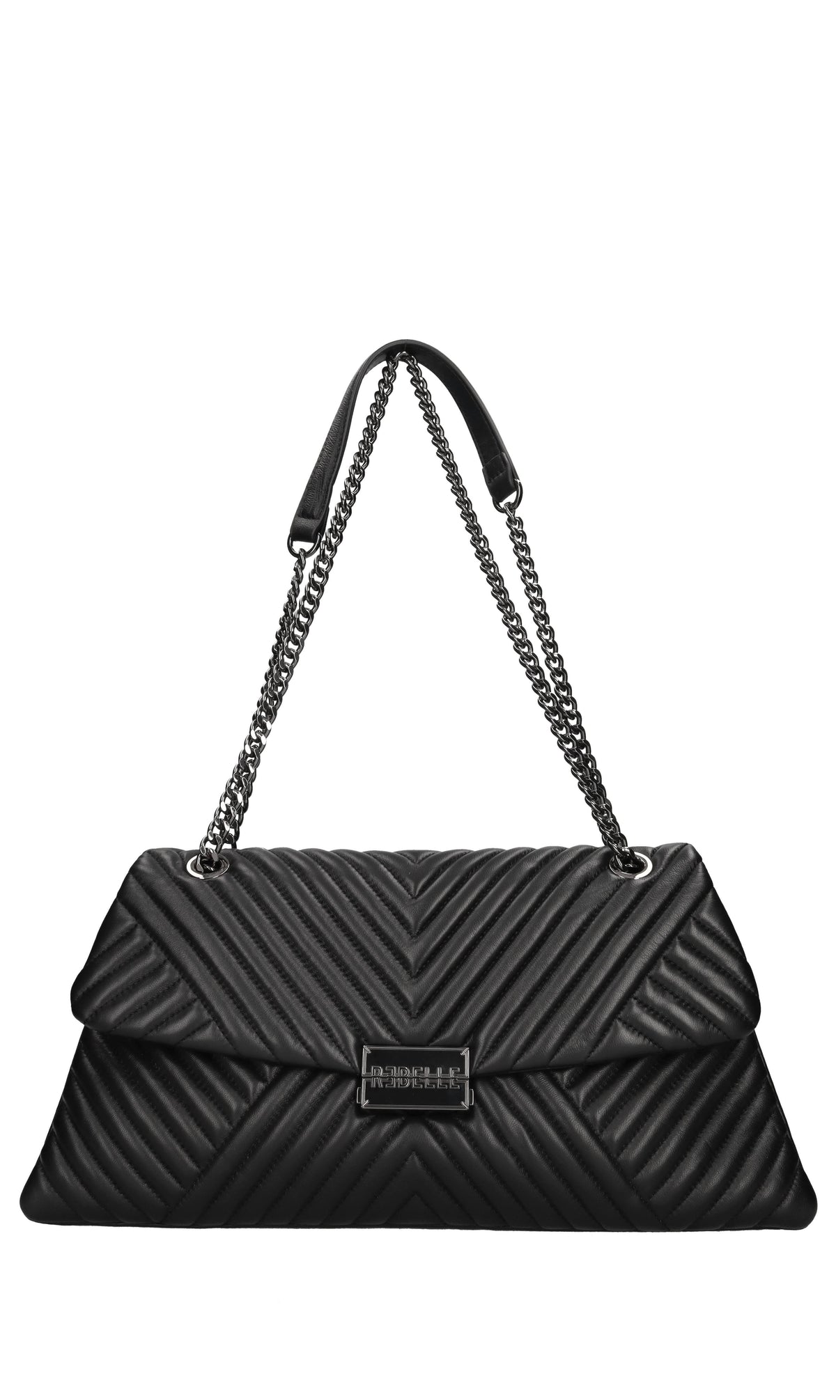 Borsa Alexis Big Metalessé in pelle 