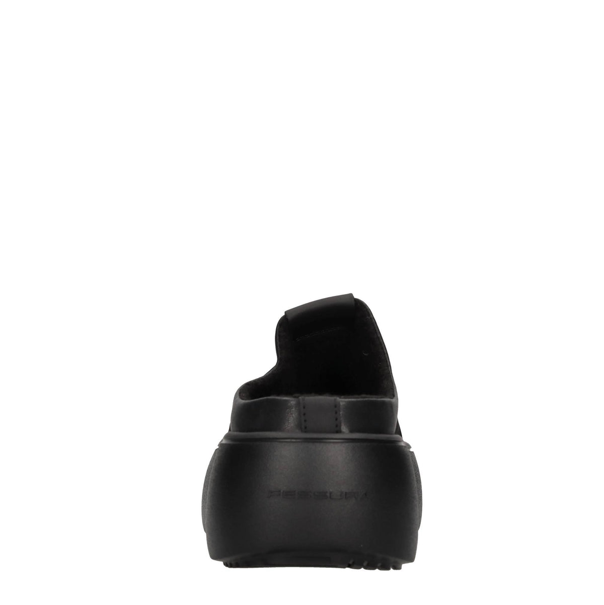 Mules in ecopelle e tessuto elasticizzato 