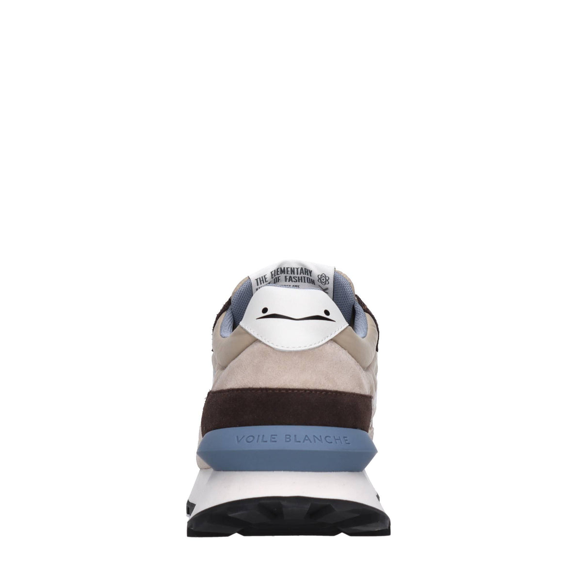 Sneakers in camoscio pelle e tessuto 