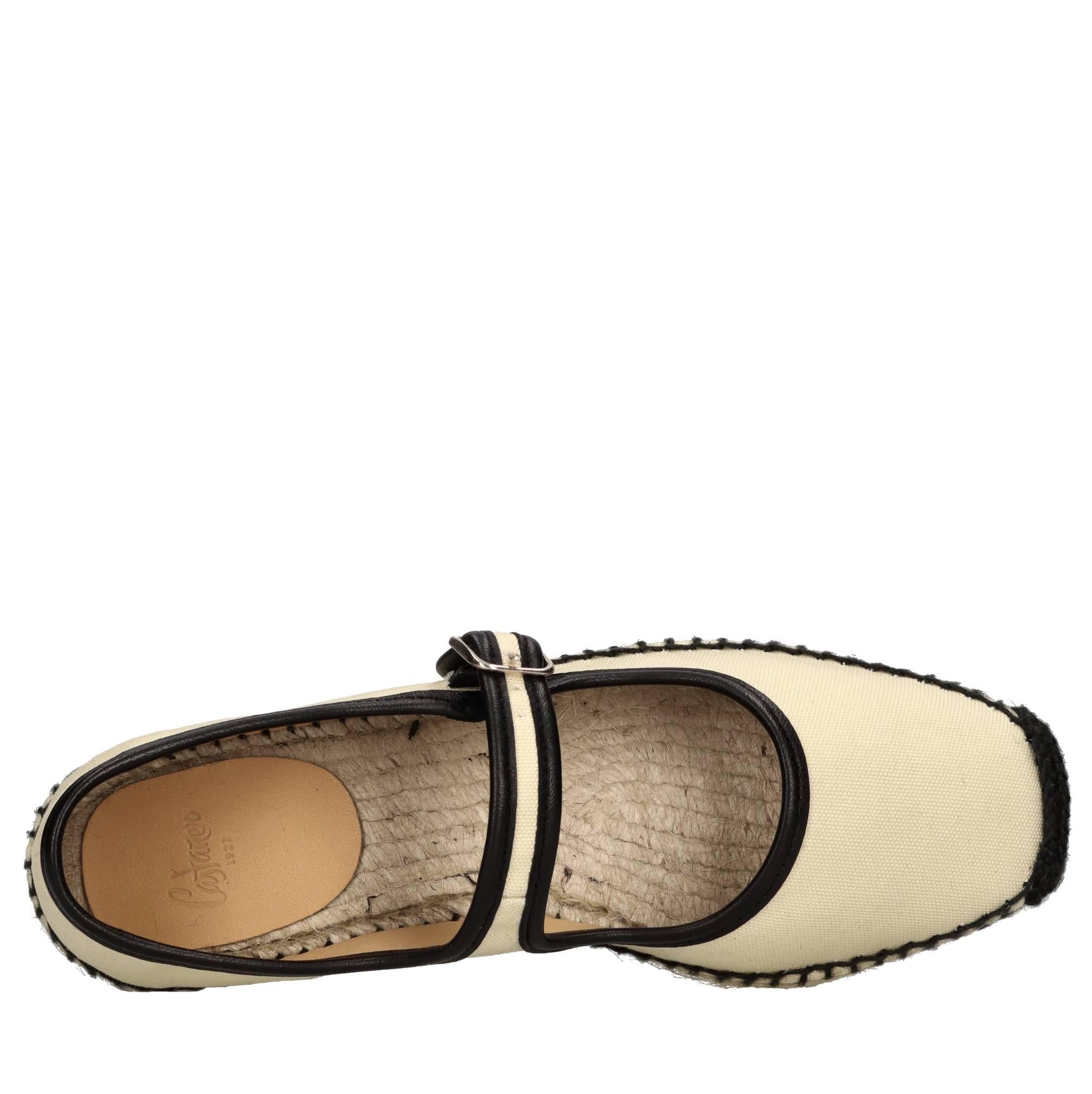 Espadrillas modello PADUA in tessuto e inserti in pelle 