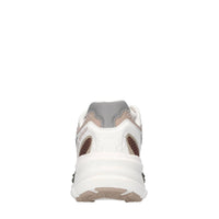 Sneakers in pelle,tessuto e gomma 