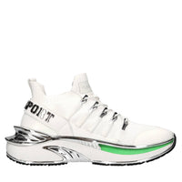 Sneakers in ecopelle e tessuto 