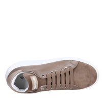 Sneakers in pelle e camoscio 