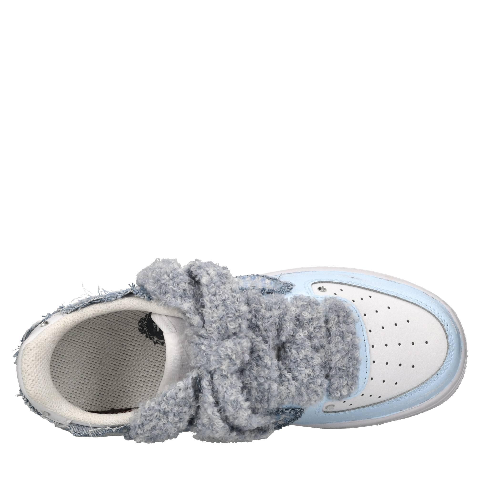 Sneakers Air Force 1 in pelle e tessuto 