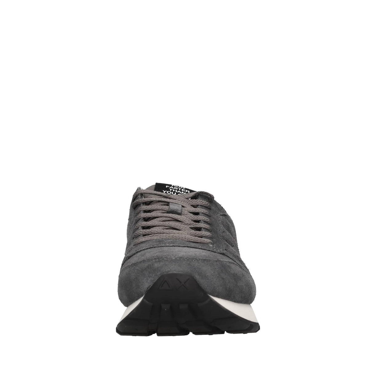 Sneakers in camoscio e tessuto 