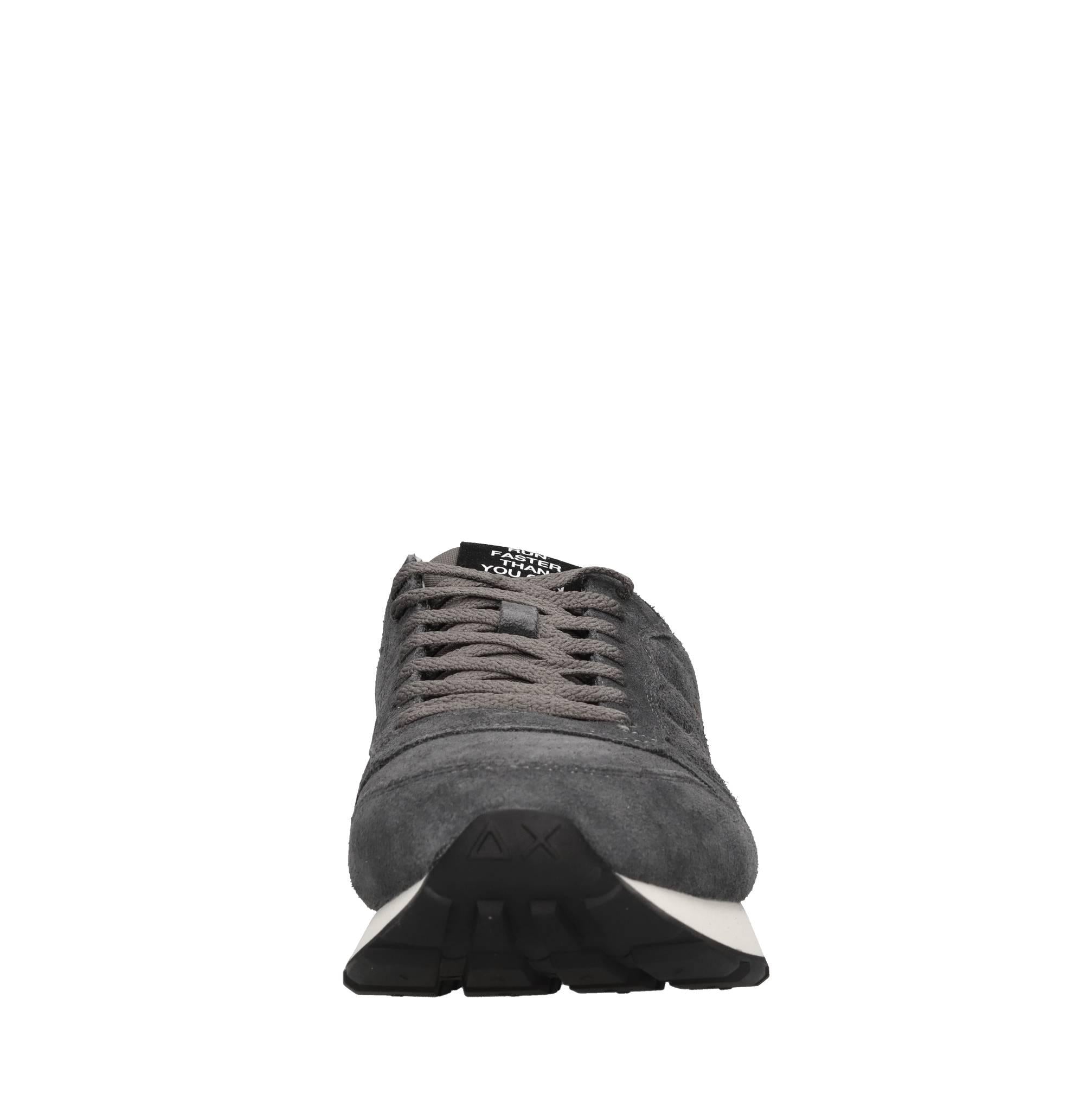 Sneakers in camoscio e tessuto 