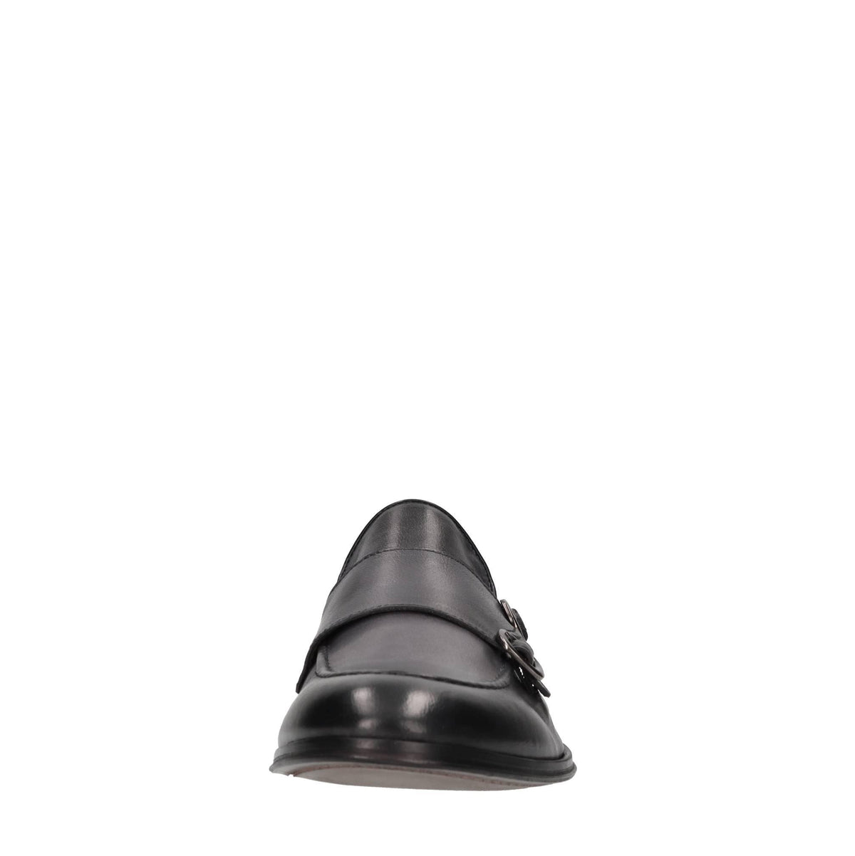 Mocassini doppia fibbia in pelle 