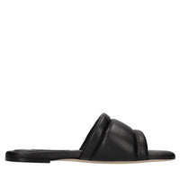 Sandali flat in pelle 