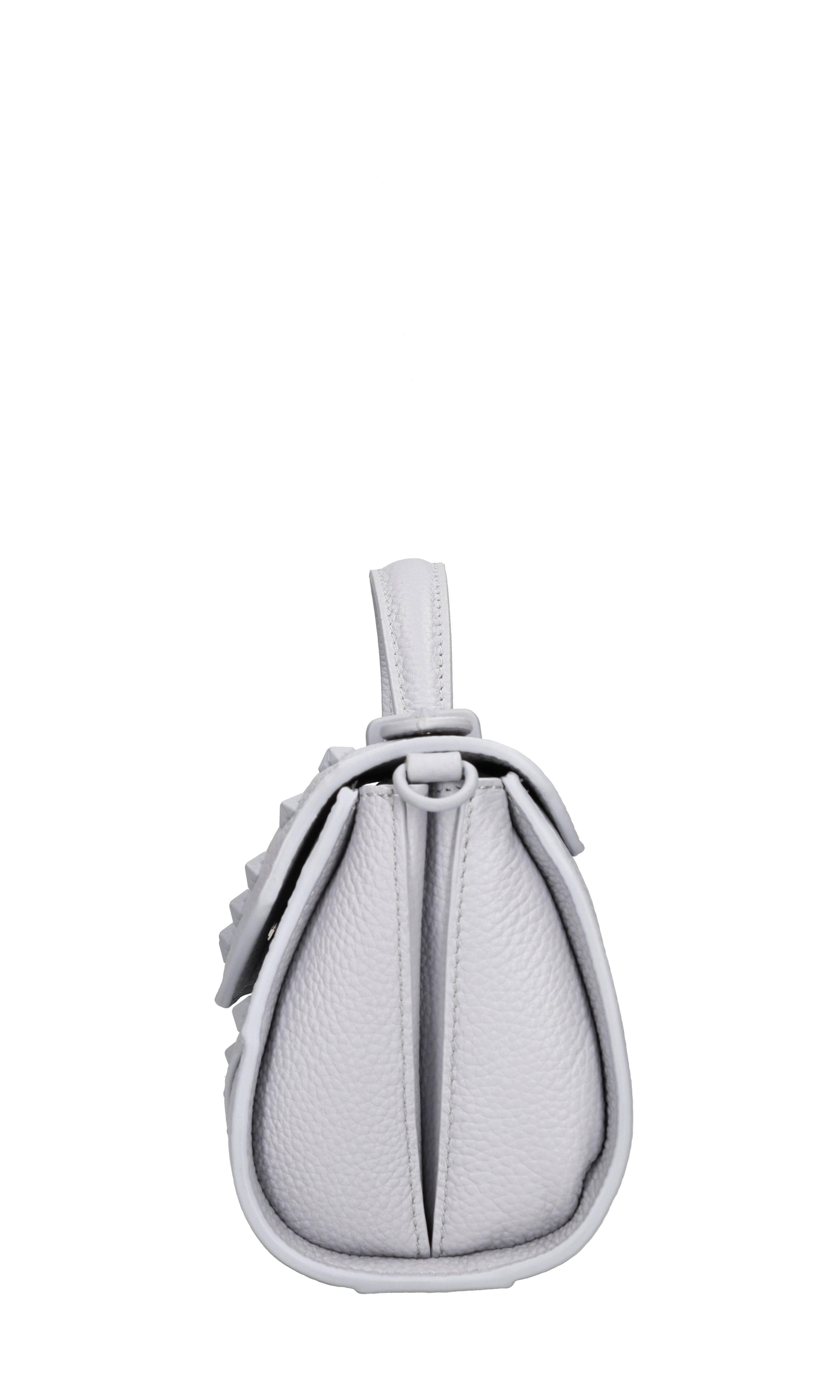 Borsa mini Frivolous in pelle e borchie 