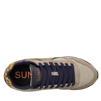 Sneakers modello Z44117 SUN68 in pelle scamosciata e tessuto traspirante 