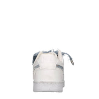 Sneakers in ecopelle e tessuto 
