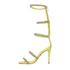 CARRANO Sandali in pelle e strass
