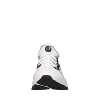 Sneakers in ecopelle e tessuto 