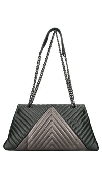Borsa Alexis Met. in pelle 