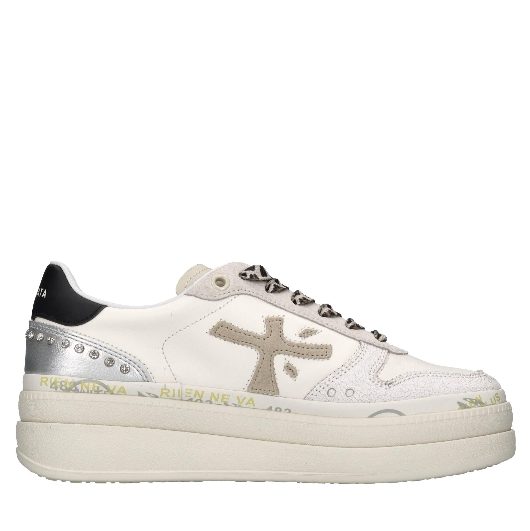 Sneakers in pelle ecopelle 