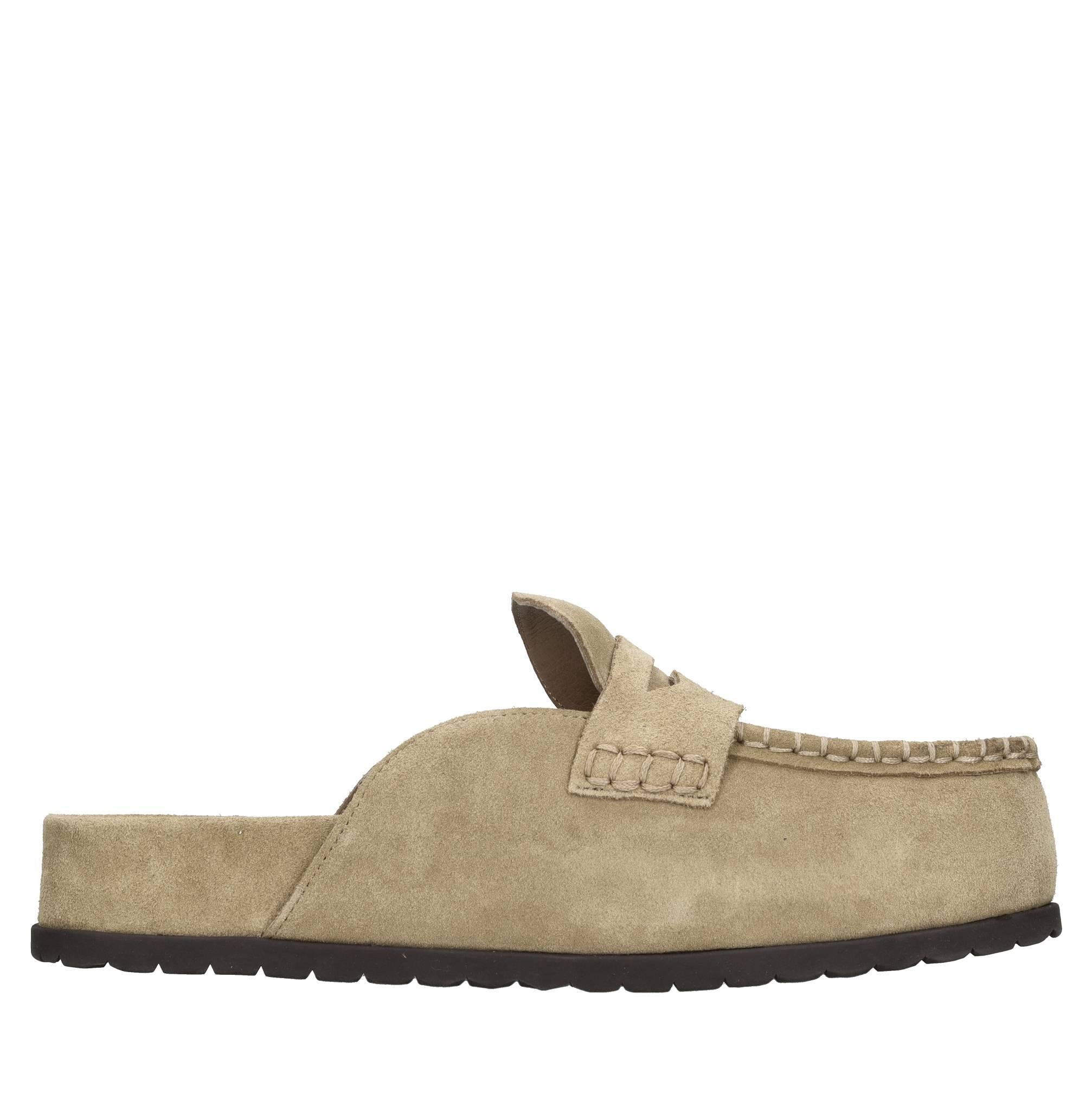Sabot in camoscio 
