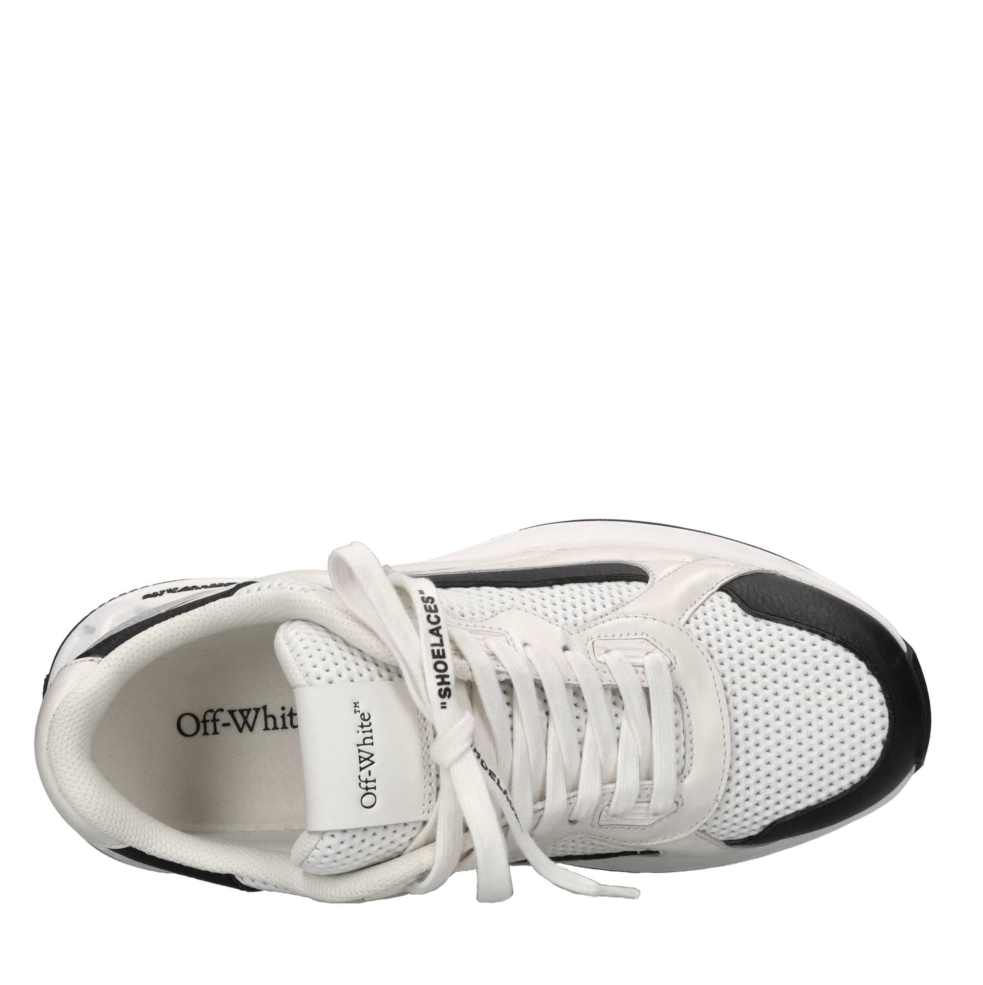 Sneakers Kick Off in pelle e tessuto 