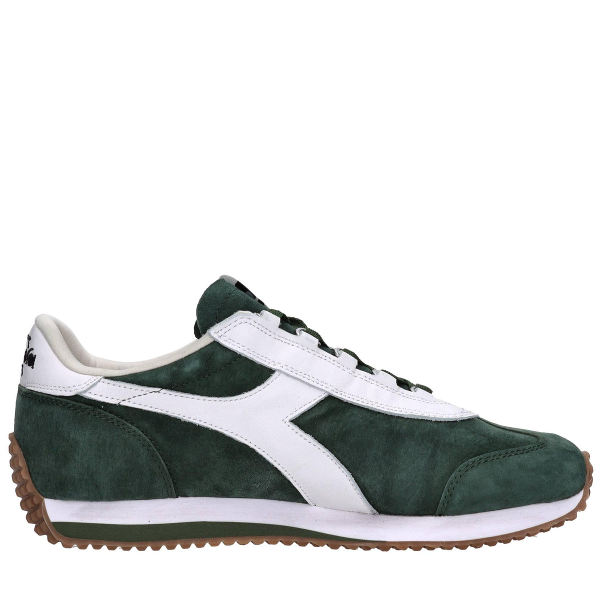 Sneakers modello HERITAGE in tessuto e pelle scamosciata 