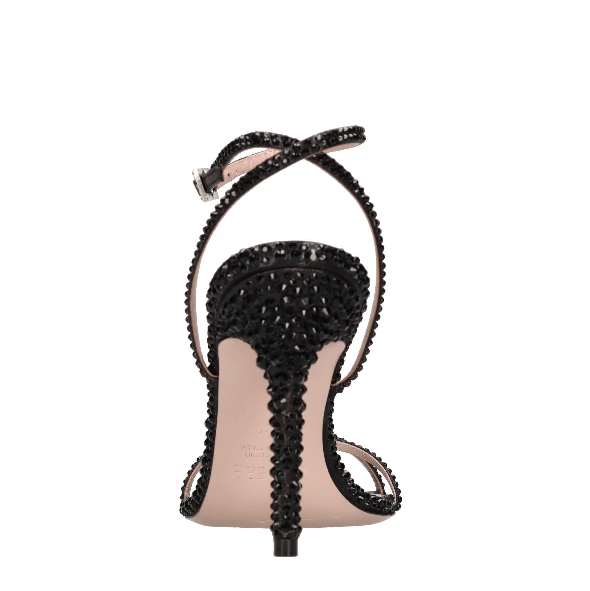 Sandali Charlize in tessuto e strass 