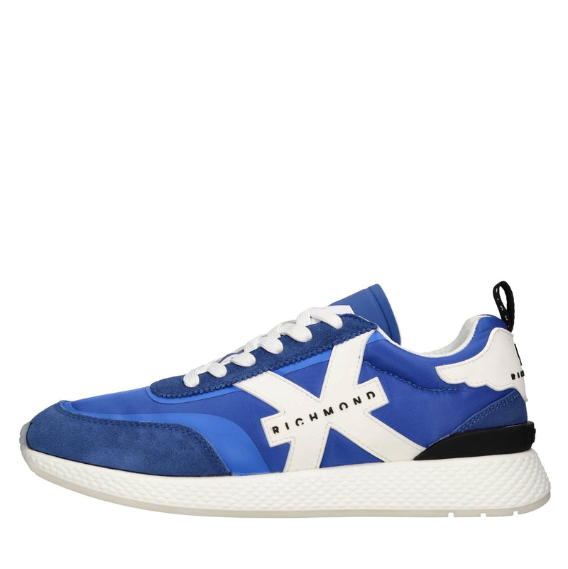 Sneakers in camoscio ed tessuto 
