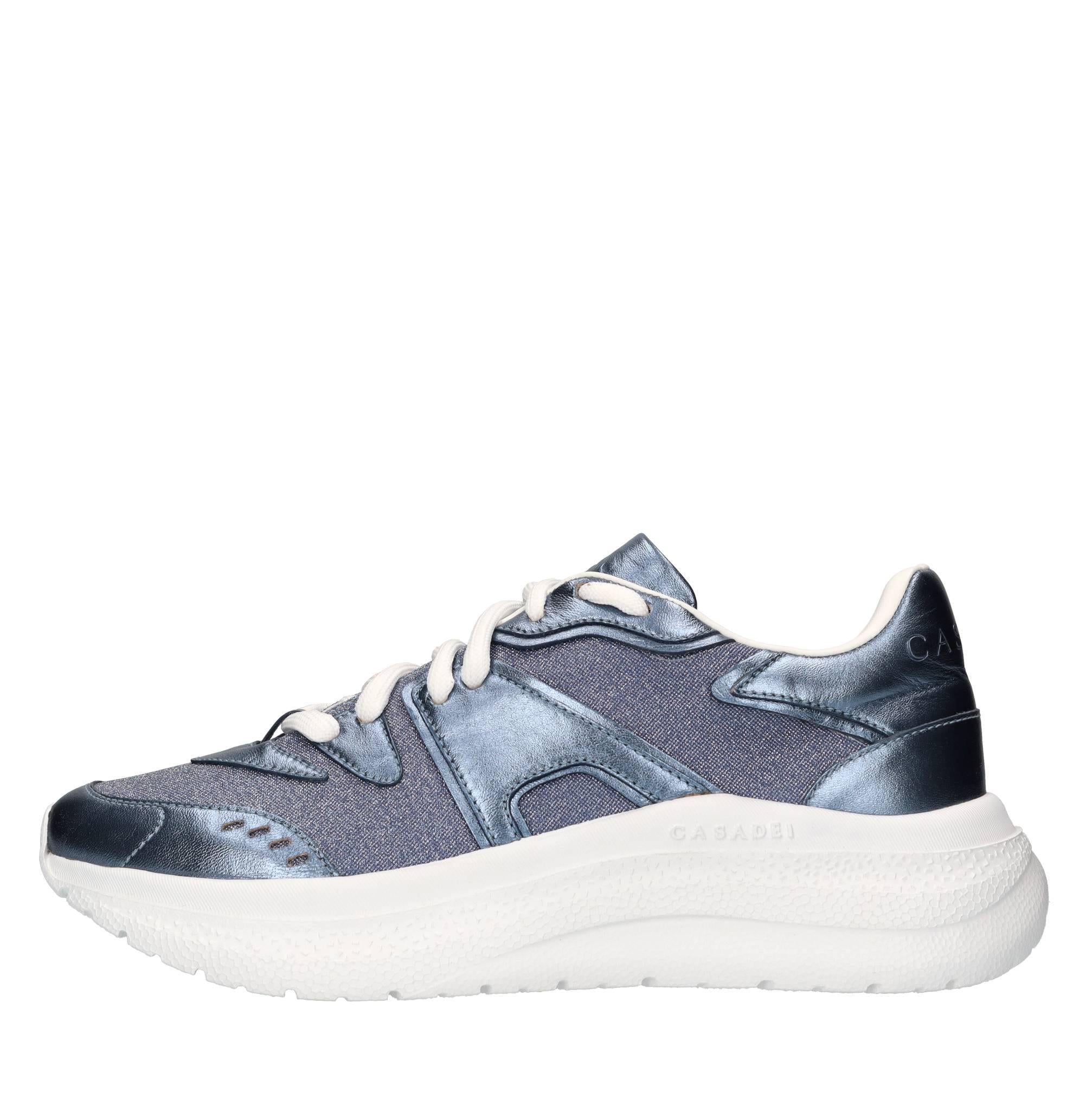 Sneakers Mia Flash in pelle e tessuto microglitter 