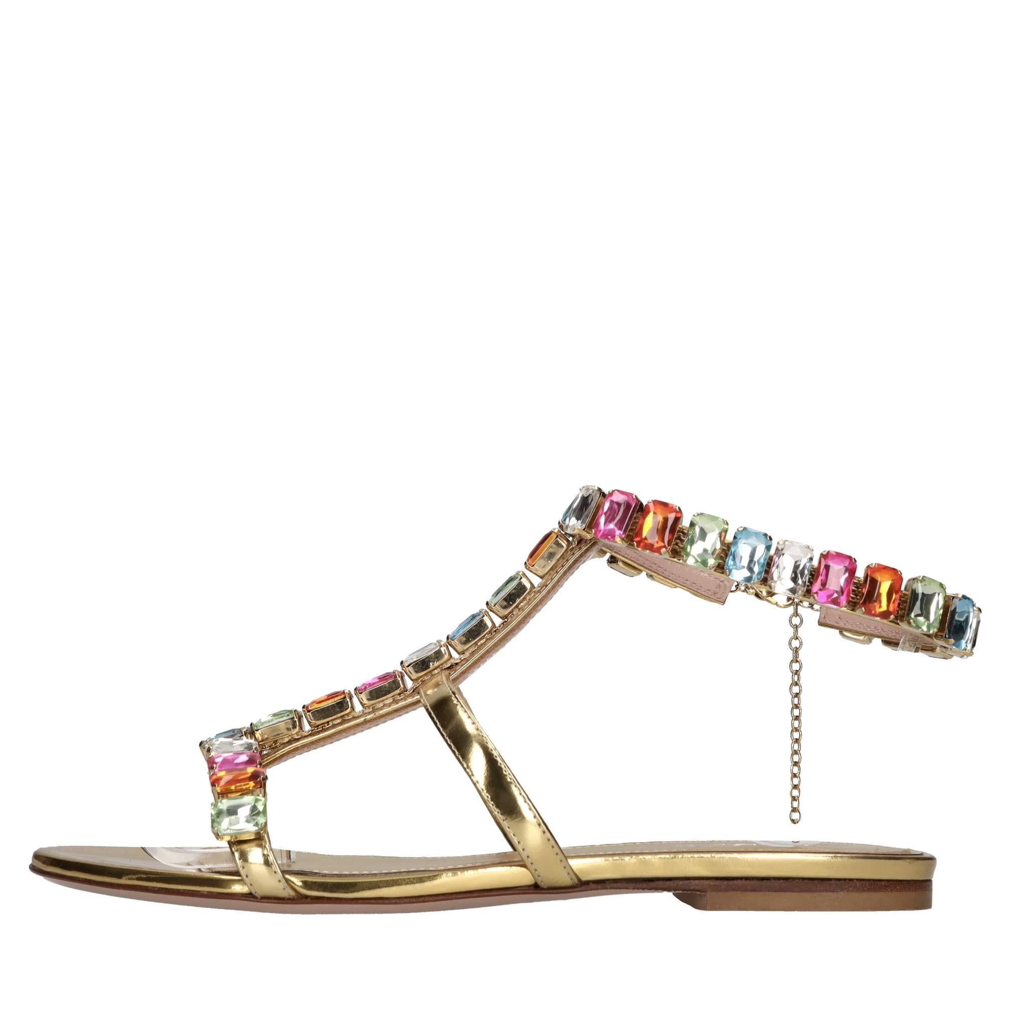 Sandali flat Ellen in pelle 