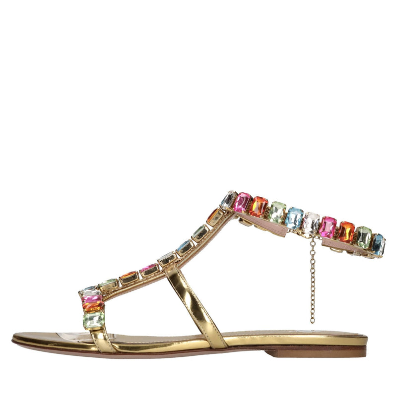 Sandali flat Ellen in pelle 