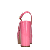 Décolleté slingback in pelle 