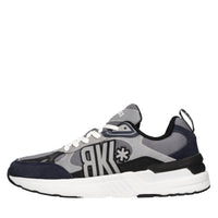 Sneakers in camoscio, ecopelle e tessuto 