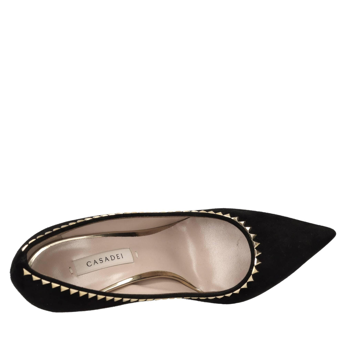 Décolleté Blade Divine in camoscio 
