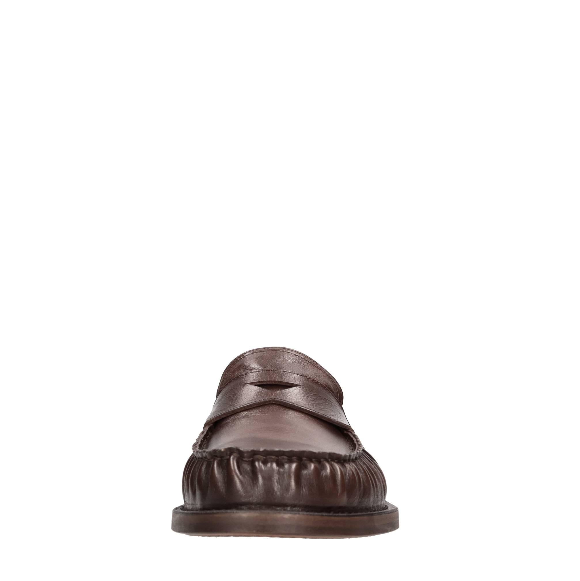 Mocassini in pelle 