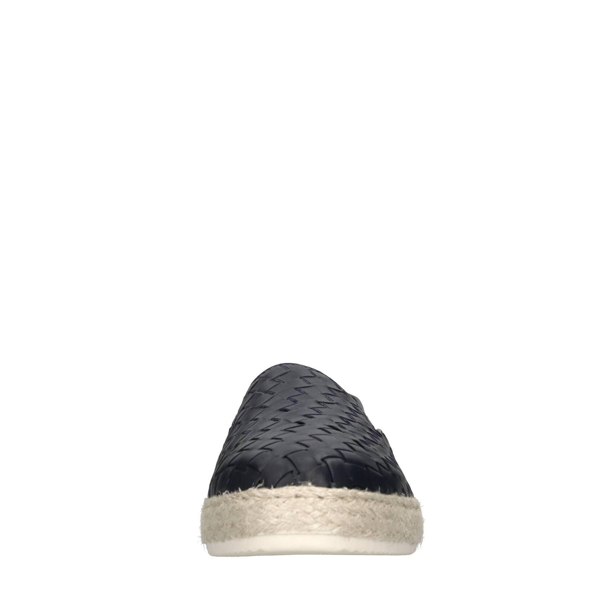 Mocassini espadrillas in pelle e rafia 