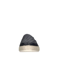 Mocassini espadrillas in pelle e rafia 