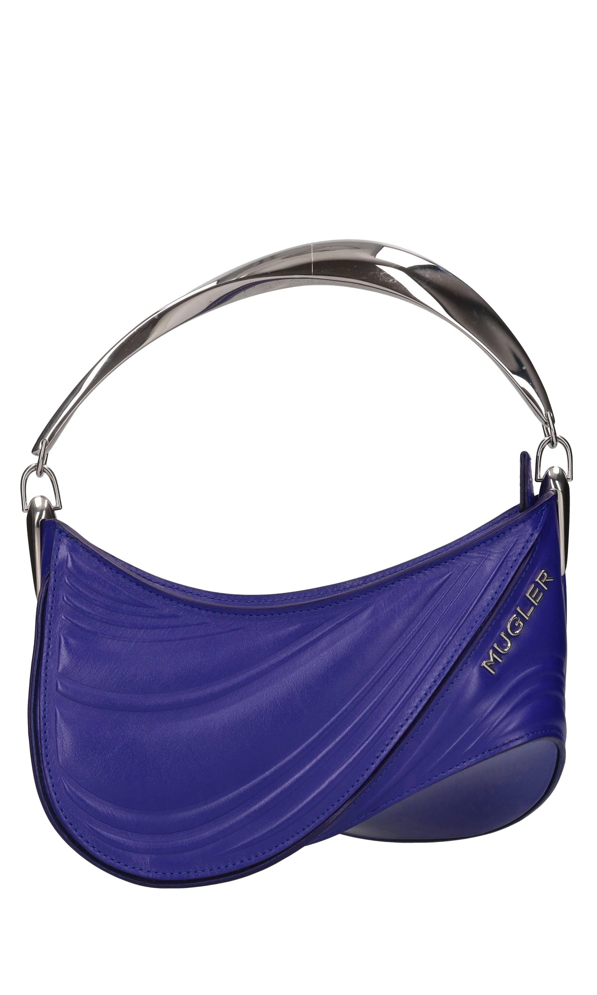 Borsa Spiral Curve in pelle 