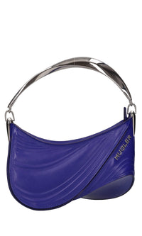 Borsa Spiral Curve in pelle 