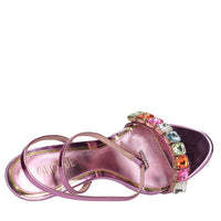 Sandali Poppy Mirror in pelle 