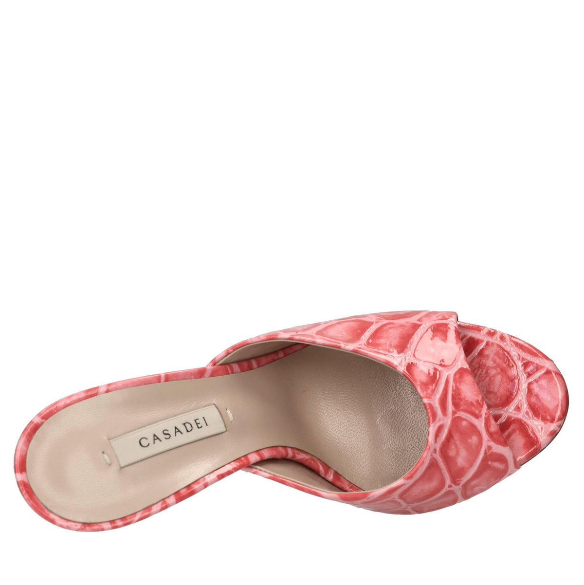 Mules Blade Jurassic in pelle stampa cocco 