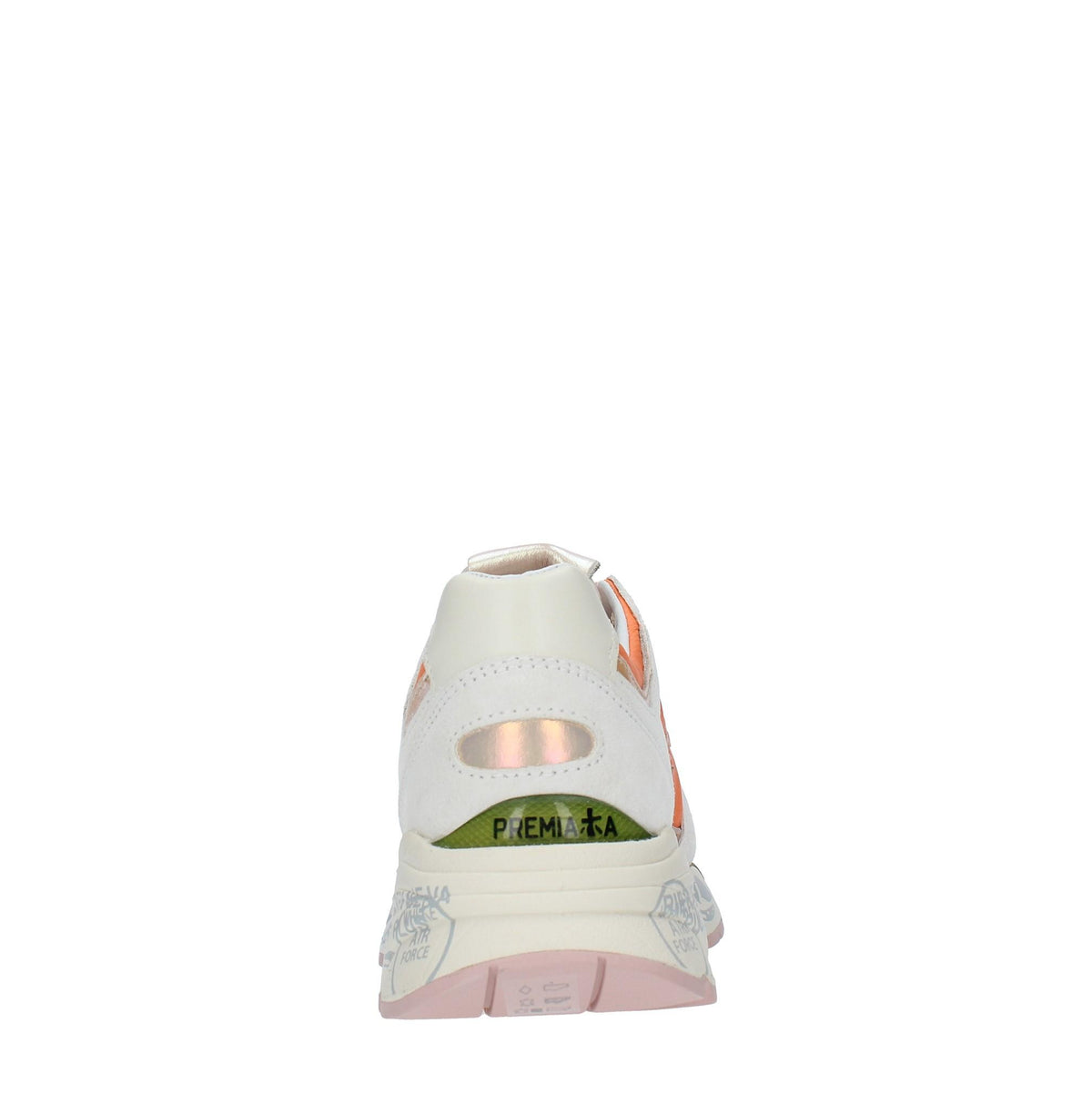 Sneakers in pelle, camoscio e tessuto 