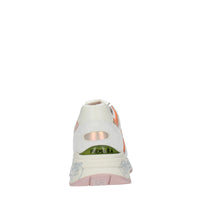 Sneakers in pelle, camoscio e tessuto 