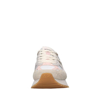 Sneakers in camoscio ecopelle e tessuto 
