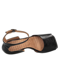 Décolleté open toe Upsala in pelle. 