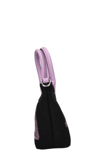 Borsa in tessuto ed ecopelle 