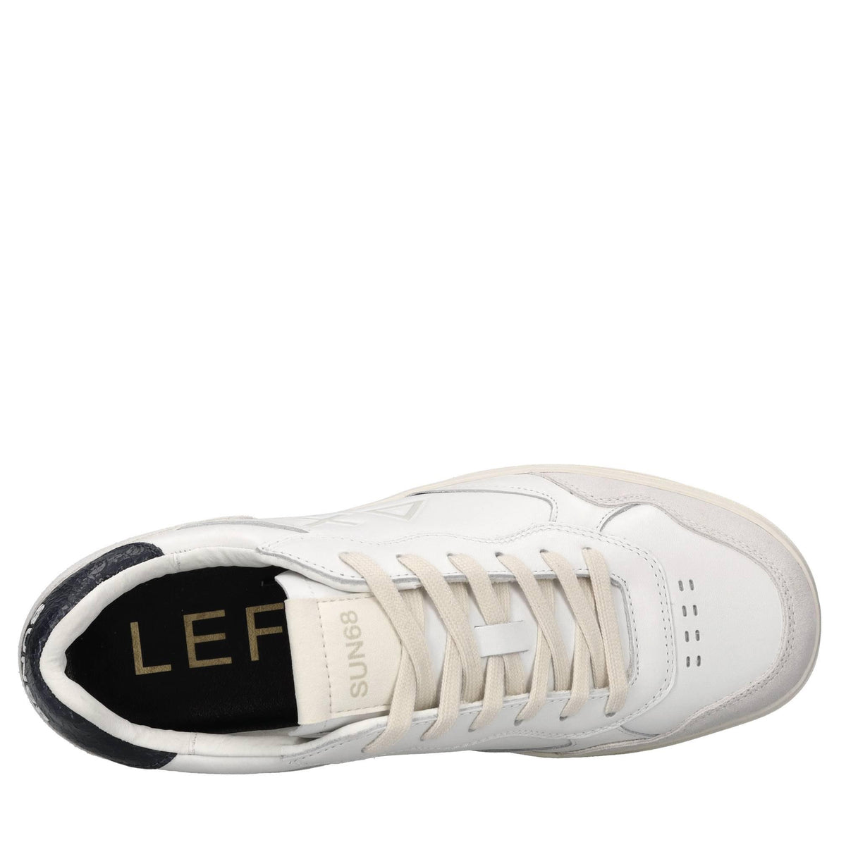 Sneakers Big Basket in pelle e camoscio 