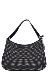 Borsa in raso e borchie 